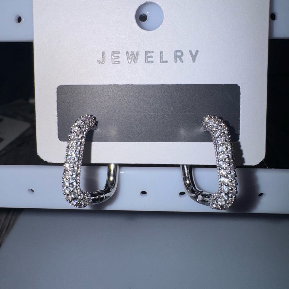 Elegant Silver Hoop Earrings